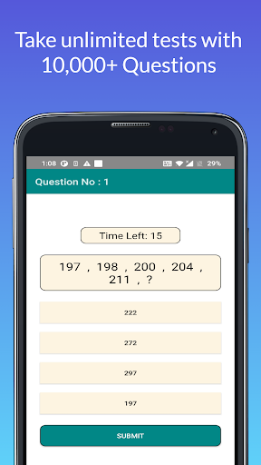 Android application Number Series screenshort