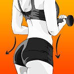 Cover Image of Herunterladen Home Workout Girls Fitness App 1.0.59 APK