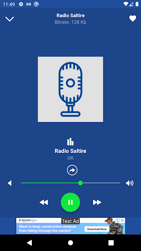 Android application Radio Saltire App UK screenshort