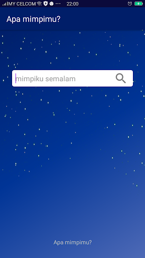 Android application Apa mimpimu? screenshort
