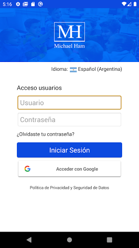 Android application Michael Ham screenshort
