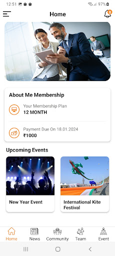 Membroz App Screen 3