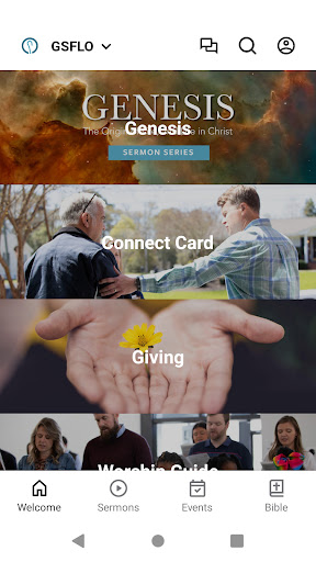 Android application Good Shepherd PCA screenshort