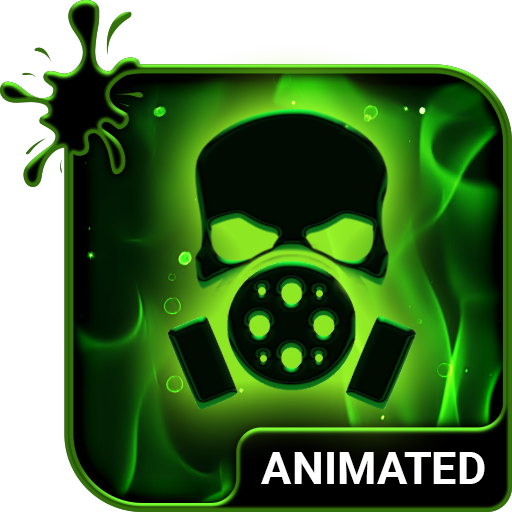 Toxic Flames Animated Keyboard  Icon