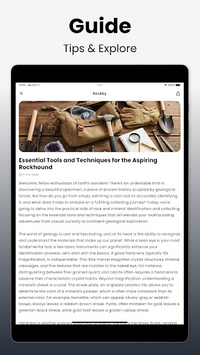 Rock Identifier - Rockby