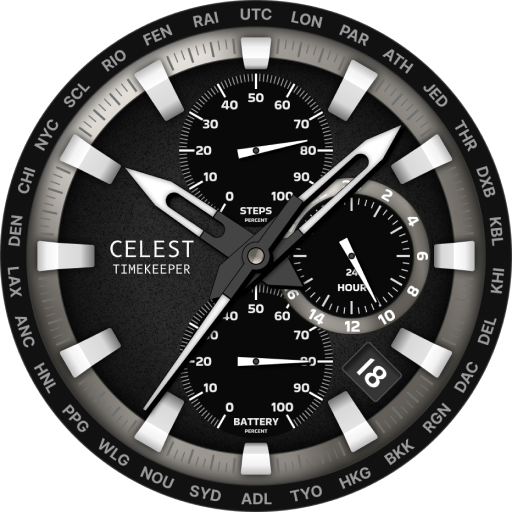 CELEST5429 Smart analog Watch logo