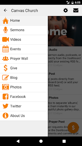 Canvas Church GA Screen 3