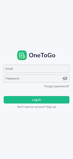 OneToGo Screen 3