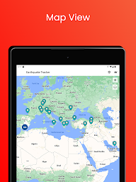 Earthquake App - Tracker, Map
