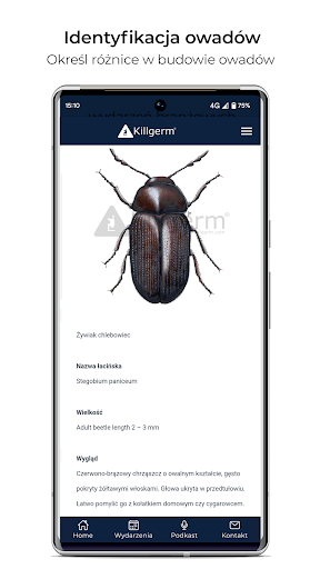 Android application Killgerm Info screenshort