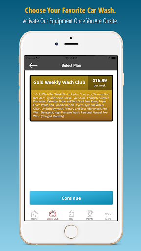 Tunnel Wash & Auto Self Serve Screen 2
