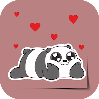 Cute and Funny Panda Sticker for WhatsApp