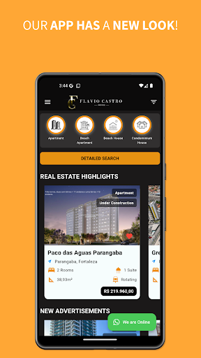 Android application Flavio Castro Real State screenshort