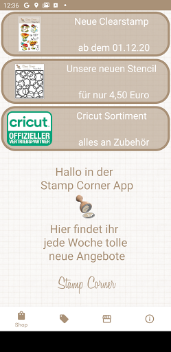Android application Stamp Corner screenshort