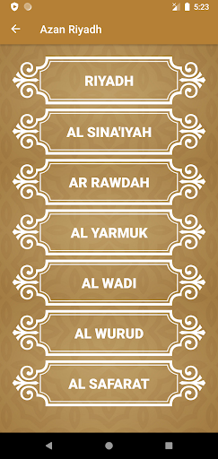 Azan Riyadh Screen 3
