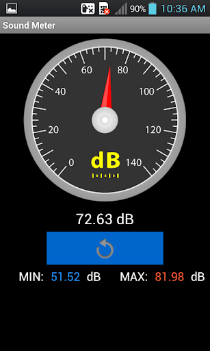 Sound Level Meter Screen 2