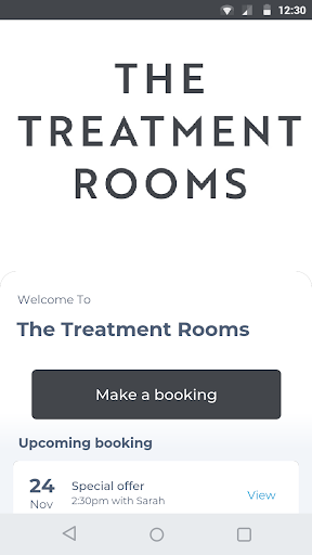 Android application The Treatment Rooms Tutbury screenshort