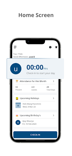 Android application CDP EAS screenshort