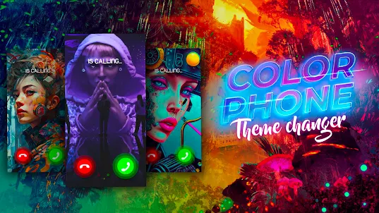 Color Phone Theme: Call Screen