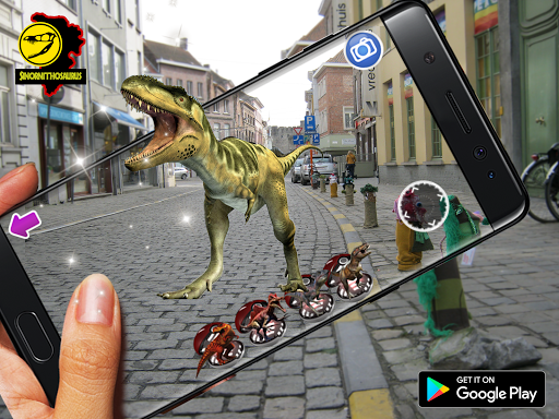 AR Dinosaur in real life  simu