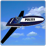 Flying Police Boat Simulator icon