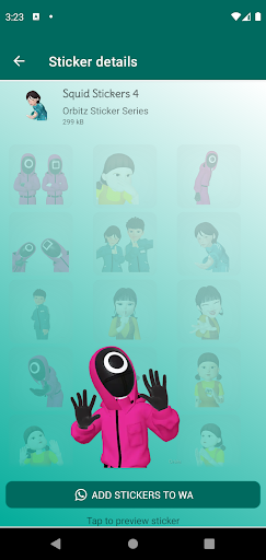 Squid Game Stickers