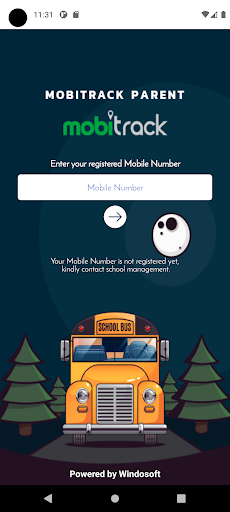 Android application Mobitrack Parent screenshort
