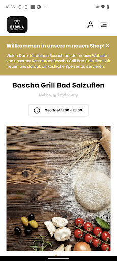 Android application Bascha Grill Bad Salzuflen screenshort