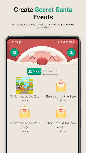Android application Secret Santa Helper App screenshort