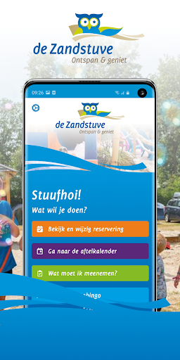 Android application Kampeerdorp de Zandstuve screenshort