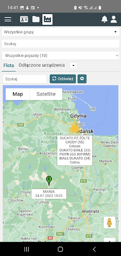 HoltePortalen GPS Polska Screen 2