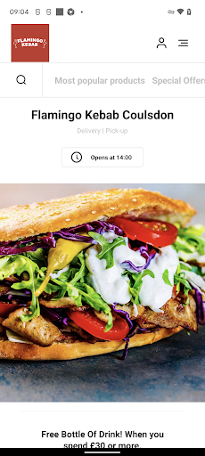 Android application Flamingo Kebab Coulsdon screenshort