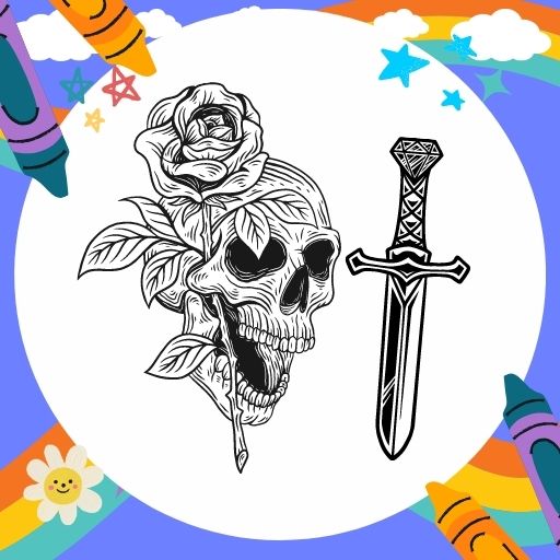 Offline Coloring Book: Tattoo 1.1 Icon