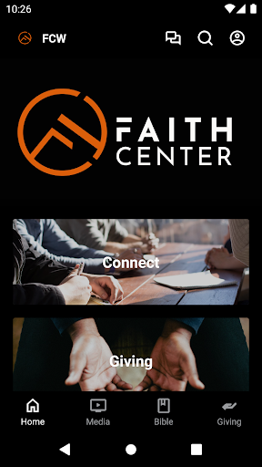 Android application Faith Center Wilmington screenshort