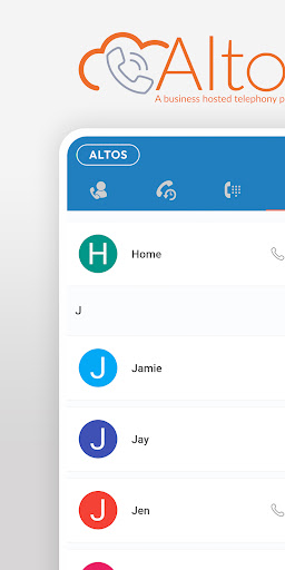 Android application ALTOS screenshort