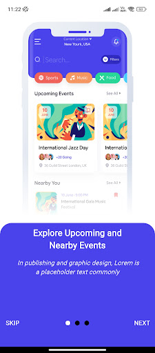 VR Events Screen 2
