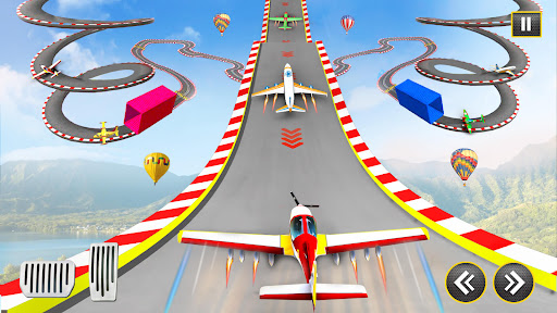 Airplane Mega Ramp Stunt Games