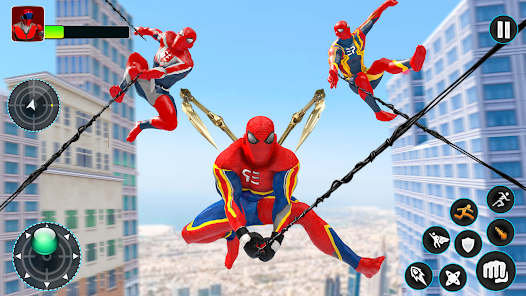 Spider Rope Hero Games and Superhero Games: Flying Hero Spider Fighter Hero  Games, Speed Hero City Rescue Game Spider Hero Fighting Game Flying  Superhero Spider Hero Man Game::Appstore for Android