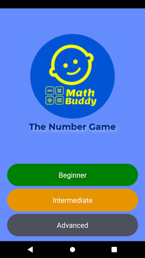 Android application MathBuddy screenshort