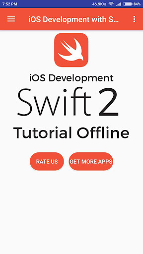 iOS development with Swift 2 Screen 2