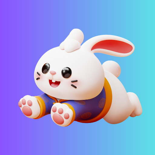 Happy rabbit