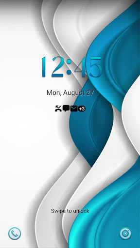 Android application Abstract Blue Wave - Wallpaper screenshort