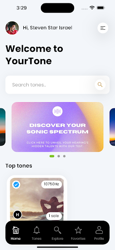 Android application YourTone screenshort