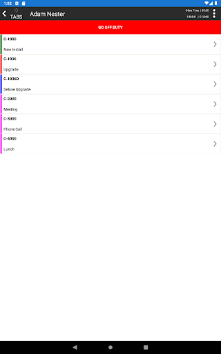 TABS Kiosk Screen 3