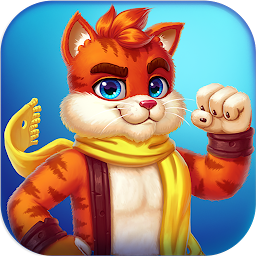 Cat Heroes - Match 3 Puzzle Mod Apk