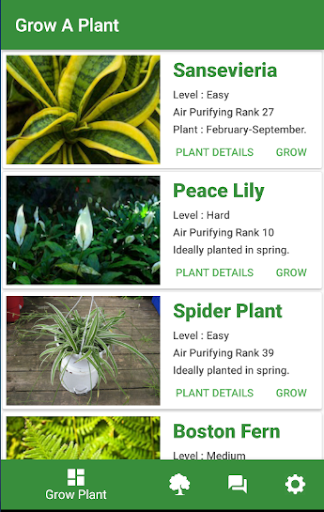 Android application Purify - Grow Plants screenshort