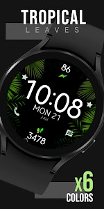 Tropical Leaves Watch Face Unknown