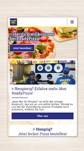 Android application Ready Pizza - Die Pizza-App screenshort