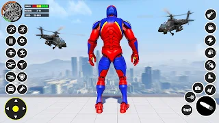 Spider Rope Flying Robot games - Screenshot 1