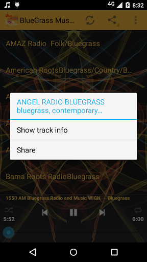 BlueGrass Music ONLINE Screenshot 2 - AppWisp.com